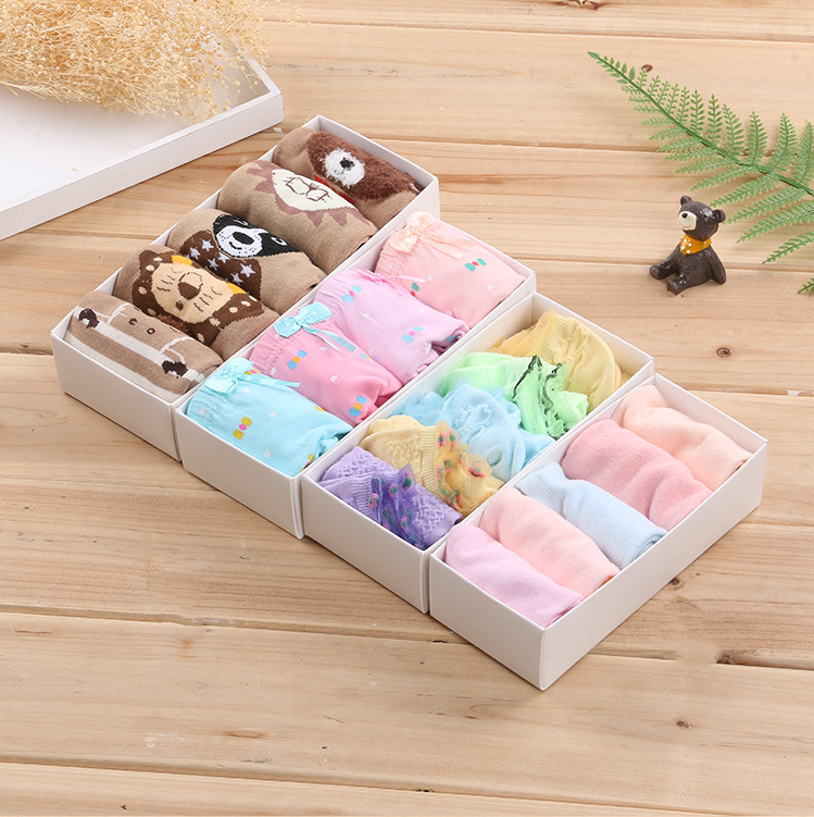 Customized Printing Socks Gift Box , Cardboard Paper Packaging For Socks