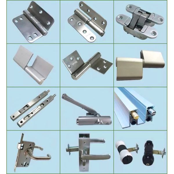 Automatic Sliding Hospital Patient Room Door with Antimicrobial Coating