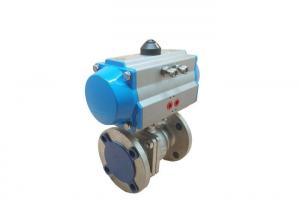 Wholesale DIN Double Acting Pneumatic Valve , PN16 Pneumatic Control Valve from china suppliers