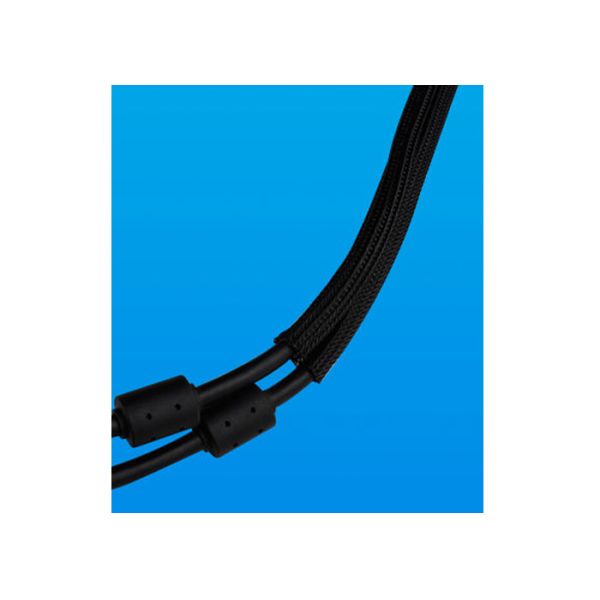 Polyester Heat Shrinkable Braided Sleeving , Cable Protection Sleeve High Density