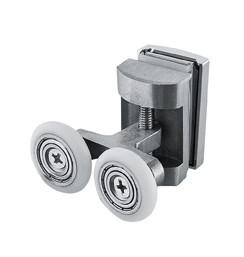 Lightweight 6-8mm Sliding Glass Door Rollers OEM For Curved Shower Door
