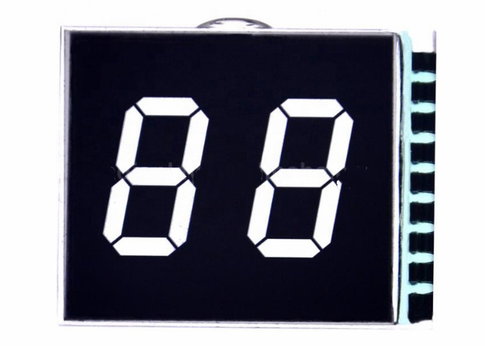 Pin Connector Monochrome LCD Display Custom Size VA Black White Display