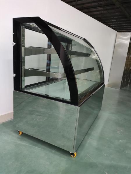 Quality Curved Refrigerated Bakery Display Case Using Secop Compressor for sale
