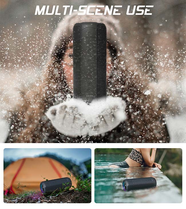 Charging Time 2-3 Hours LED Light Bluetooth Speaker 450g With TWS Pairing Function