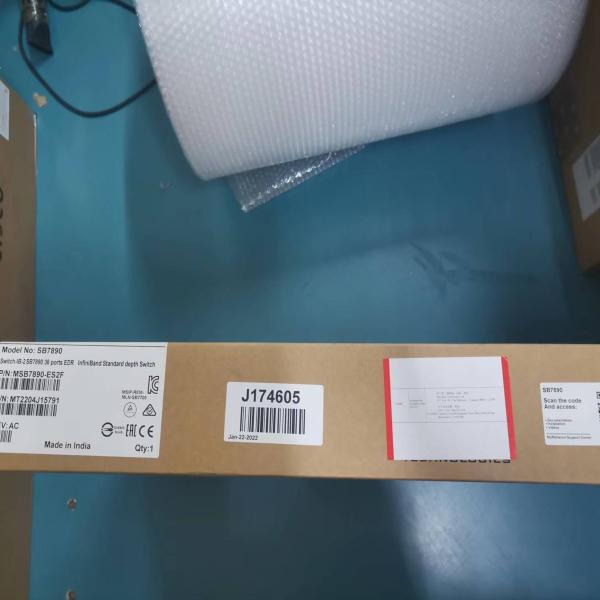 Quality 36p Externally Managed EDR 100Gb/S Smart Mellanox Infiniband Switch MSB7890-ES2F Non-Blocking for sale