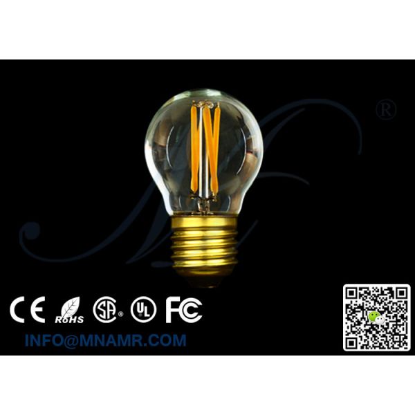 Pro Edison Bulb Display LED G45 Globe Light 3W E27 E26 Lamp AC110v 120v 130v 220v 230v 240v DC12V Dimmable UL Approved