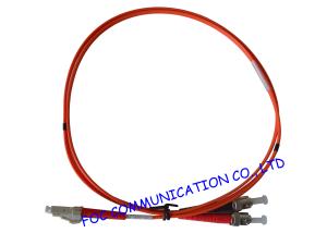 Duplex Multi Mode LC - ST LSZH Fiber Optic Cabling For Structured Cabling