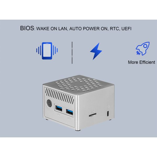 Pentium Silver Intel Celeron Mini PC N4500 N5105 N6005 Dual HDMI Pocket Size