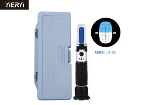 China 0-20% Milk / Sugar Brix Refractometer , Traditional Handheld Refractometer on sale