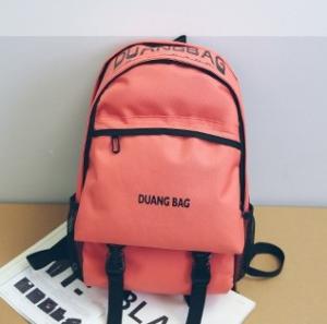 China New Korean version of solid color backpack fashion trend Japanese and Korean student bag factory outlet on sale