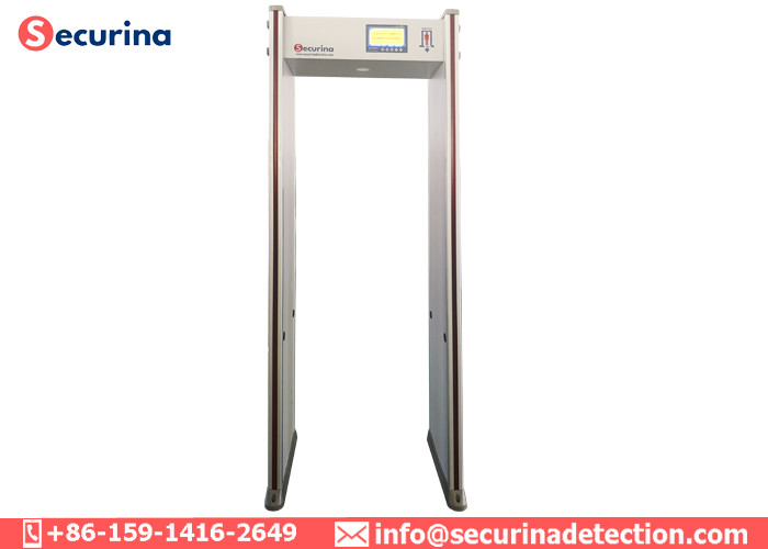 Multi Lanuague Operation Pass Through Metal Detector 33 Pinpoint Zones LCD Screen