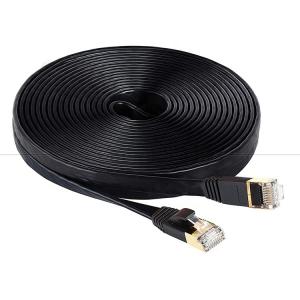 China 1M 3M 5M 10M UTP FTP Shield Cat5 Cat5e Cat6 Ca6a Cat7 RJ45 Flat Ethernet Patch Cable on sale
