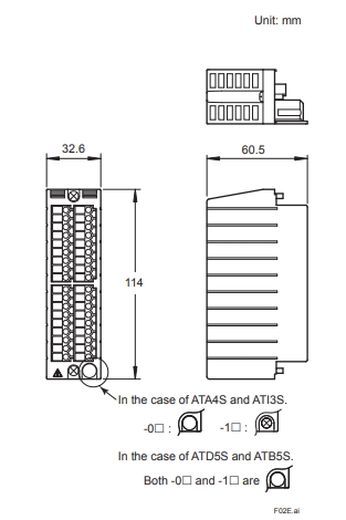 ATA4S-00 YOKOGAWA Pressure Clamp Terminal Block For Analog I/O Modules Centum VP ISA Standard G3 Option