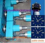 slave clocks controlled and driven by master controller with GPS synchronization