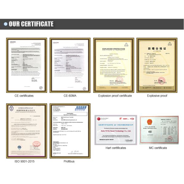 0-10 Bar Metal Gas Pressure Sensor / Air Pressure Transducer With CE Approval