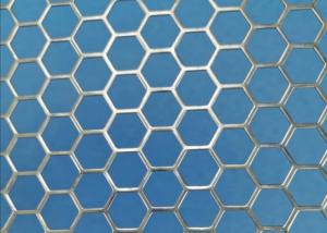 Hole Size 100mm Hexagonal Perforated Sheet Efficient Filtration Separation In Industries
