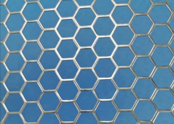 Quality Hole Size 100mm Hexagonal Perforated Sheet Efficient Filtration Separation In Industries for sale