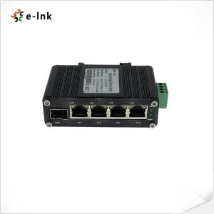 Wholesale Ethernet Switch 4 Port 10/100/1000T To 1 Port 100/1000X SFP Gigabit Mini Switch from china suppliers