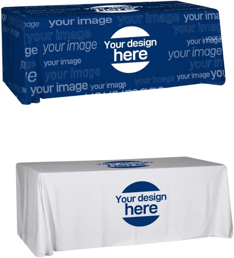Custom Table Runner With Business Logo, Image Or Text Personalized Table Runner For TradeShows, Events