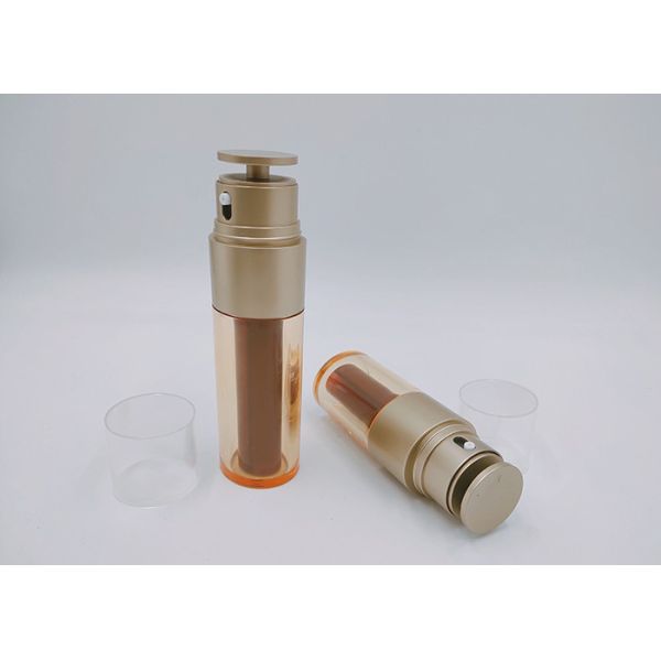 30ml - 50ml Double Wall Empty Cosmetic Bottles , Plastic Cosmetic Bottles With Sprayer