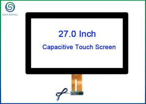 China 27 Inch PCAP Multi Touch Screen Overlay Kit Bonded With Cover Glass on sale