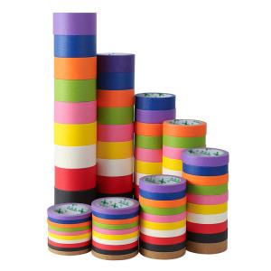 China Artistic Embossed Paper Colored Masking Tape 140mic Thickness on sale