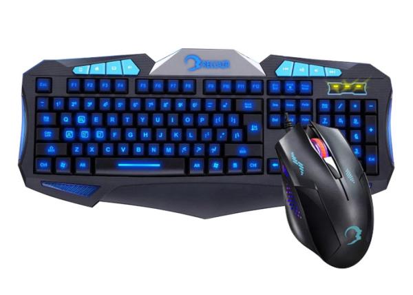 Quality Various Size Illuminated Gaming Keyboard And Mouse Combo No Driver Needed  for sale