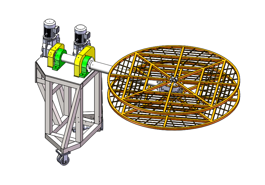 Oven Carousel Rotational Molding Machine 3 Arms 4 Arm