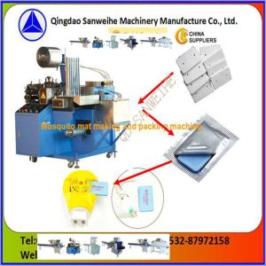 Heat Sealable Mosquito Mat Making Machine Alumnium Film Packaging Machine
