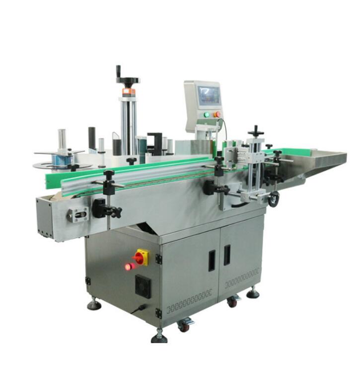 Carton Labeling Machine for Automatic Application of Stickers on Cylindrical Objects