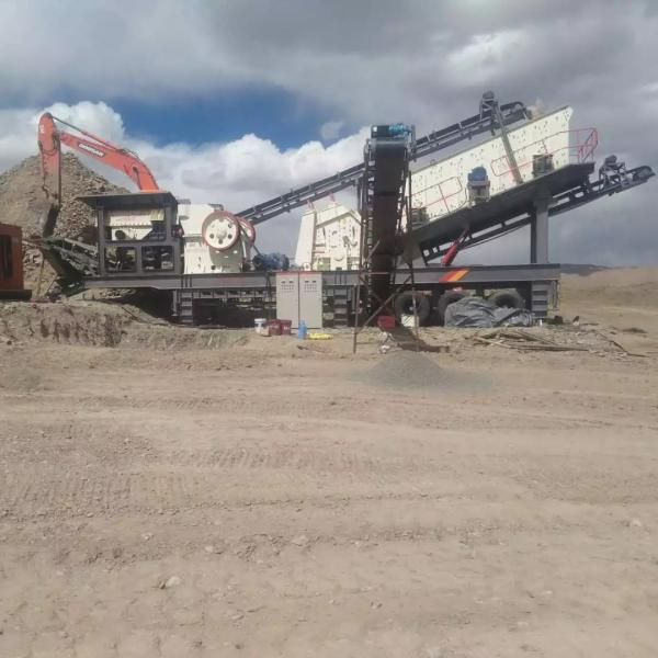 Quality Used Mobile Crusher Machine PF1010 60 TPH for sale