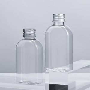 120ml PET Plastic Spray Bottle with Silver Aluminum Cap for Glycerin Packaging
