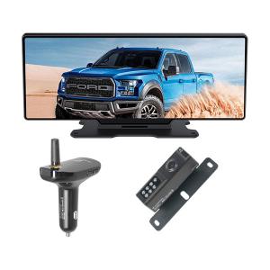12 Inch Screen Digital Wireless Backup Camera Mirror With Dashcam