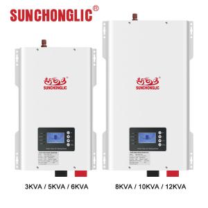 Wholesale Mppt Low Frequency Hybrid Solar Inverter 48V 80A 8kw Single Phase Hybrid Inverter Compact from china suppliers