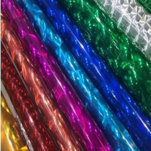 China 3D lens Colorful Cat Eye Film , Colorful PET Sequin BOPP Packaging Film on sale