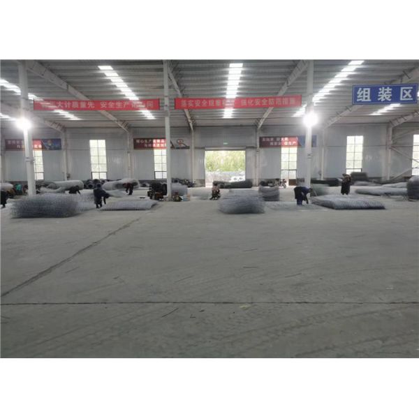 2 X 1 X 1m Gabion Box Hexagonal Gabion Basket Iron Wire Mesh For Cages