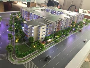 China Abs and acrylic material architectural scale model making in China on sale