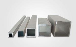 China Extruded 7075 Aluminum Pipe Square Aluminium Section Pipe Tubing on sale