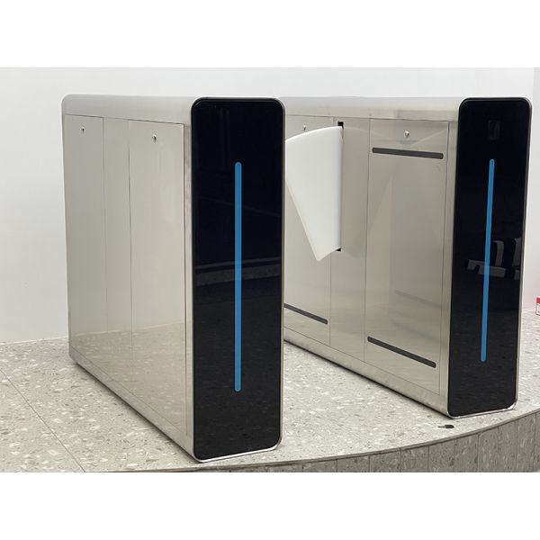 RFID Flap Barrier Gate Turnstile SUS304 Stainless Steel For Security Control