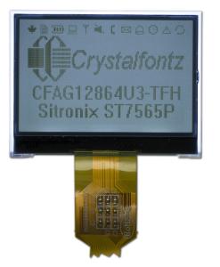 Wholesale 2.4'' 128*64 Graphic LCD Module Low Power CFAG12864U3-TFH ST7565P With Backlight Industrial Display from china suppliers