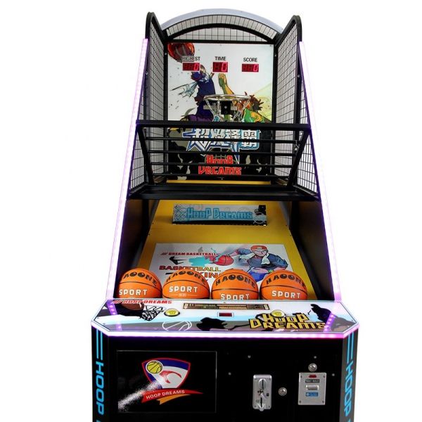 Indoor Amusement Electronic Basketball Arcade Game Machine Coin Operated