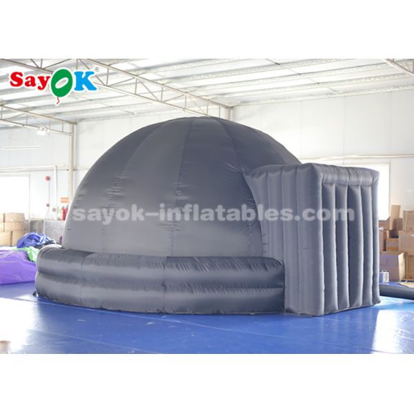 4.5 Meter Portable Inflatable Planetarium Projection Dome Tent Black Color