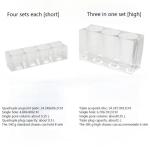 Customized seedling tray 3/4 cavity clamshell foldable transparent plastic PET