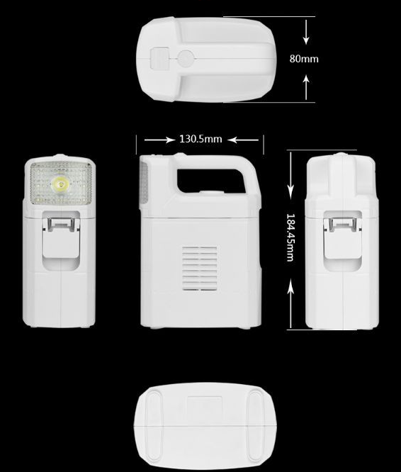 White Fishing Water Powered LED Lights USB Powered Energy Saving Multi - Functional