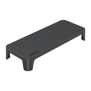 China 420g ABS Black Monitor Stand Riser / Iphone Desktop Stand Holder on sale