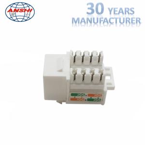 China White Cat6 RJ45 Keystone Jack Keystone Punch - Down Stand For Wiring System on sale
