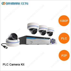 Wholesale 1 megapixel plug and play 4 channel PLC cctv home security system with NVR from china suppliers