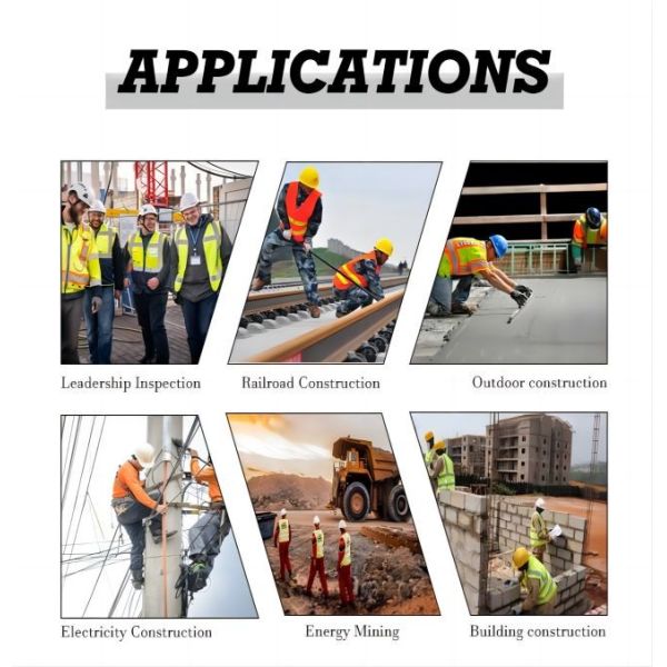 53cm 390gsm Engineering Head Safety Helmet For Civil Engineer Vented Work CE