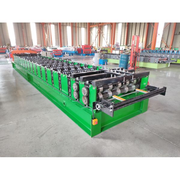 Steel Structural Floor Deck Roll Forming Machine PLC Control
