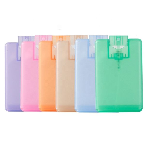 Promotional Hand Sanitizer Holders Odm Credit Card Spray Bottle 10ml 15ml 20ml 25ml